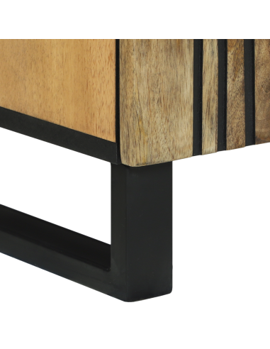 Credenza Naturale 60 x 33,5 x 75 cm Legno di mango massello