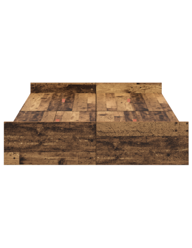 Struttura letto con contenitore Legno vecchio 120 x 190 cm