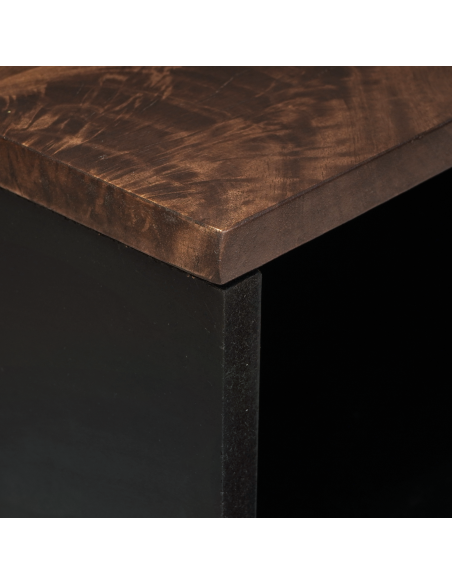 Mobile TV 80x31.5x46 cm Legno Massello Mango & Legno Ingegnerizzato