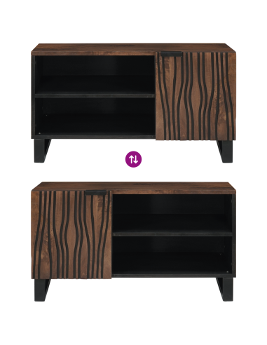 Unità TV Noce 80 x 33 x 46 cm Legno multistrato