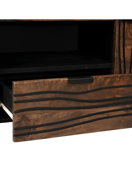 Mobile TV 105x33.5x46 cm Legno di Mango Massello