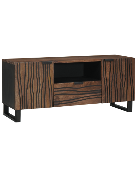 Mobile TV 105x33.5x46 cm Legno di Mango Massello