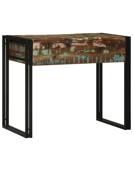 Tavolo da Trucco 90x50x75 cm Legno Massello Recuperato