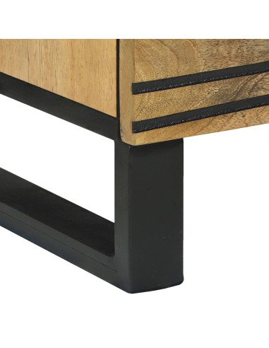 Credenza Marrone 60 x 33.5 x 75 cm Legno massello di mango