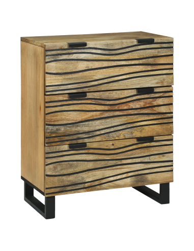 Credenza Marrone 60 x 33.5 x 75 cm Legno massello di mango