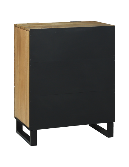 Armadio a buffet 60x33.5x75 cm in legno massello di mango
