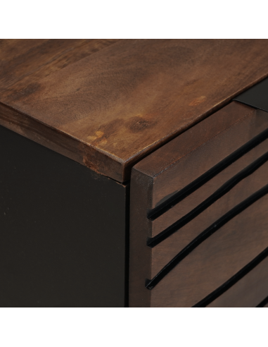 Credenza Marrone 60 x 33.5 x 75 cm Legno massello di mango