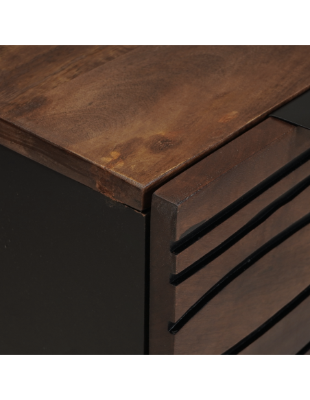 Credenza 60x33,5x75 cm Legno Massello Mango