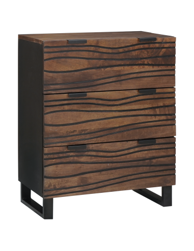 Credenza Marrone 60 x 33.5 x 75 cm Legno massello di mango