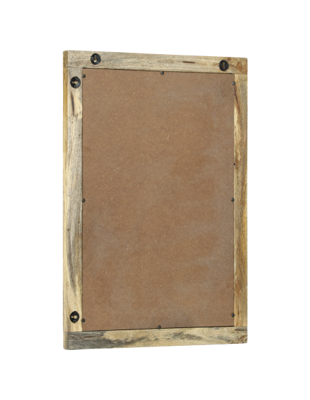 Specchio da bagno 50x70x30 cm Legno massello mango