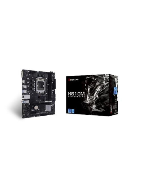 MB BIOSTAR H610MHC 2.0 LGA1700 (ALDER LAKE) 2DDR4 VGA+HDMI PCIE, M.2 MATX