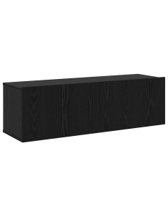 Set mobile TV 6 pcs Rovere Nero 100 x 30 x 30 cm