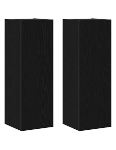 Set mobile TV 6 pcs Rovere Nero 100 x 30 x 30 cm 2