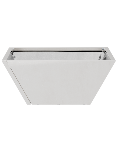 Vaso da giardino 5 pcs Argento 35 x 35 x 15 cm