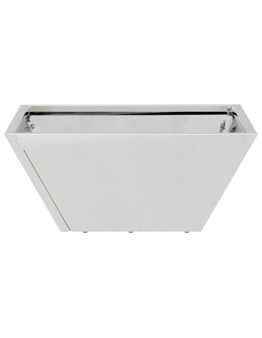 Vaso da giardino 5 pcs Argento 35 x 35 x 15 cm