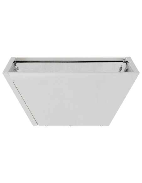 Fioriere a Ciotola per Giardino 5 pz 35x35x15 cm Acciaio Inossidabile