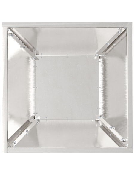 Vaso da giardino 5 pcs Argento 35 x 35 x 15 cm