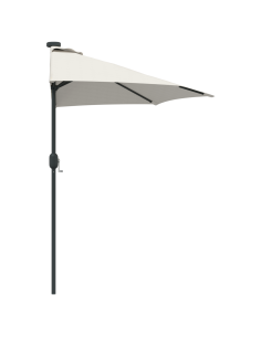 Ombrello da giardino Sabbia 294 x 150 x 224 cm 2