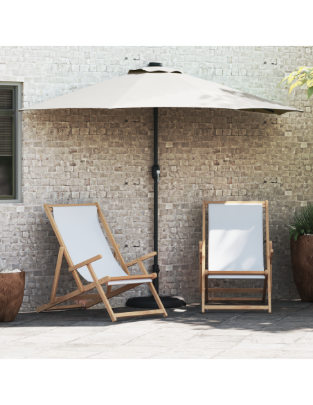 Ombrello da giardino Sabbia 294 x 150 x 224 cm