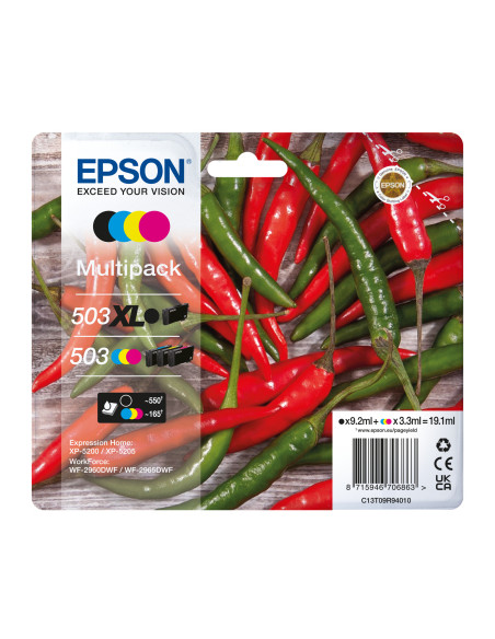 Epson C13T09R94010 cartuccia d'inchiostro 4 pz Originale Resa elevata (XL) Nero, Ciano, Magenta, Giallo