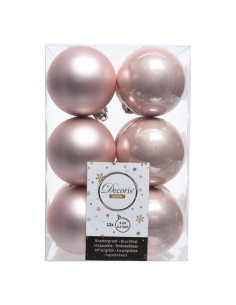 Pallina albero Amicasa 9021924 Sfera Mix Blush pink