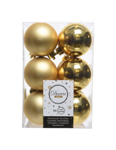 Pallina albero Amicasa 9021830 Sfera Mix Gold