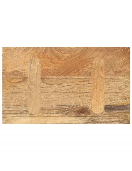 Piano per Tavolo 60x30x2,5 cm Rettangolare Legno Massello Mango