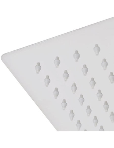 Testa Doccia a Pioggia in Acciaio Inox 30x50 cm Rettangolare