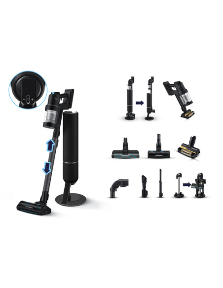 Samsung Aspirapolvere senza filo BESPOKE Jet™ AI complete extra 280W VS28C9784QK