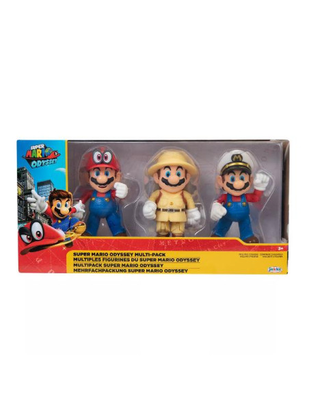 SUPER MARIO 4 MARIO ODYSSEY 3-PACK