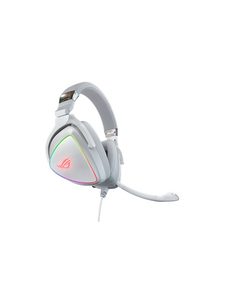 ASUS ROG Delta White Edition Auricolare Cablato A Padiglione Gaming USB tipo-C Bianco