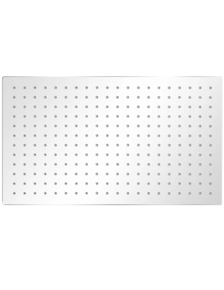 Testa Doccia a Pioggia in Acciaio Inox 30x50 cm Rettangolare