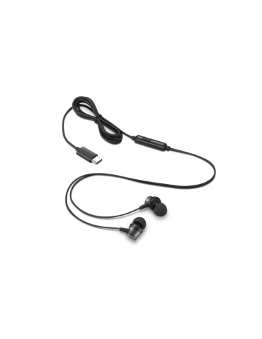 Lenovo 4XD1J77351 cuffia e auricolare Cablato In-ear Ufficio USB tipo-C Nero