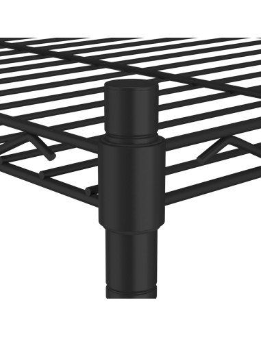 Scaffale a 5 Livelli 90x35x180 cm Nero 250 kg