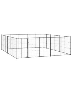 Gabbia per Cani da Esterno in Acciaio 36,3 m²
