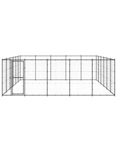 Gabbia per Cani da Esterno in Acciaio 36,3 m² 2