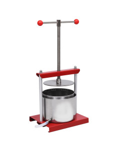 Torchio per Frutta e Vino in Acciaio Inox 6 L