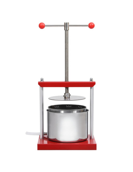 Torchio per Frutta e Vino in Acciaio Inox 6 L