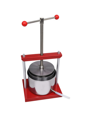 Torchio per Frutta e Vino in Acciaio Inox 6 L