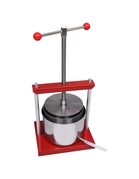 Torchio per Frutta e Vino in Acciaio Inox 6 L