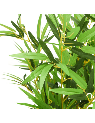 Albero Bambù Artificiale 500 Foglie 80 cm Verde