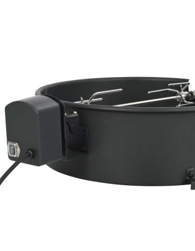 Kit per Barbecue allo Spiedo 47 cm Nero