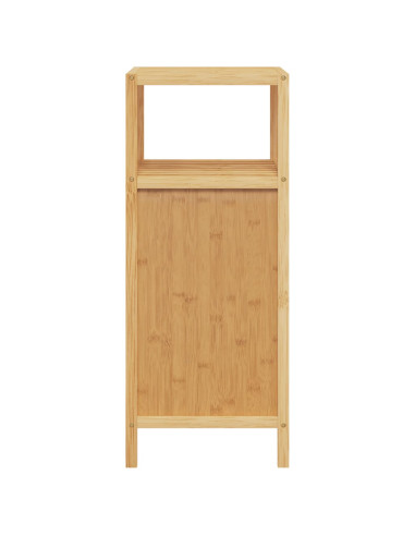 Mobile da Bagno con Ripiano 36x33x87 cm in Bambù