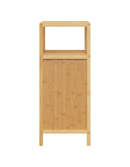 Mobile da Bagno con Ripiano 36x33x87 cm in Bambù