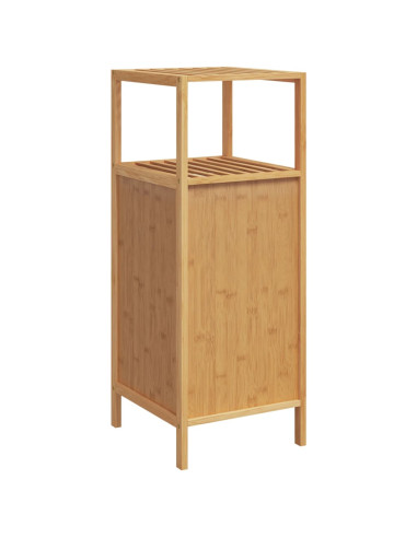 Mobile da Bagno con Ripiano 36x33x87 cm in Bambù