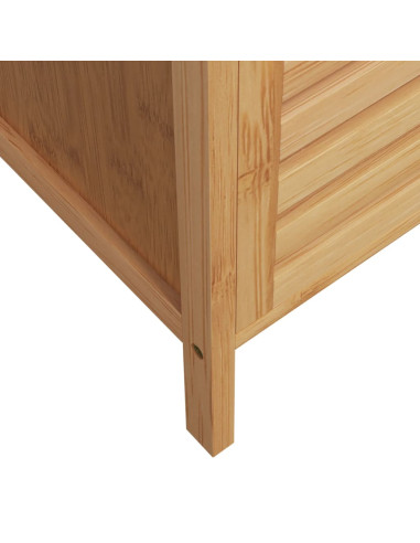 Mobile da Bagno con Ripiano 36x33x87 cm in Bambù