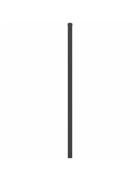 Testiera in Metallo Nero 140 cm
