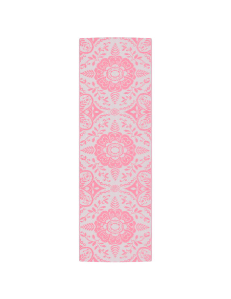 Tappeto da Esterno Rosa 80x250 cm in PP