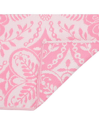 Tappeto da Esterno Rosa 80x250 cm in PP