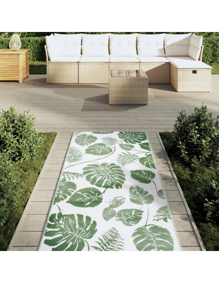 Tappeto da Esterno Verde 80x250 cm in PP